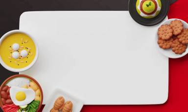 3d-rendering-korean-food-blank-banner_23-2151456845